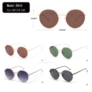 Lunettes de soleil ovales à monture intégrale unisexe pour adultes, protection UV400, verres miroir, style rétro, usage décontracté - Product Image 3