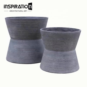 Vasi <span class=keywords><strong>da</strong></span> Esterno dal Design Classico per Piantare e Decorare, Ornamenti per Giardino e Patio, Fioriera <span class=keywords><strong>in</strong></span> Fibrocemento - Product Image 5