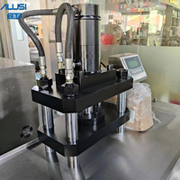 Máquina de prensado de equipo compacto de polvo cosmético semiautomático de alta viscosidad para prensa de máquina compactadora de sombra de ojos