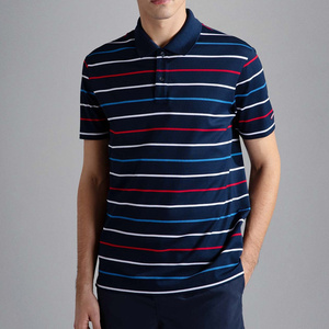 เสื้อโปโลผู้ชายลายทางแบบประหยัด ผลิตจากผ้าฝ้ายผสมที่ทนทาน เหมาะสำหรับชุดทีม กิจกรรมองค์กร และสินค้าส่งเสริมการขาย - Product Image 6
