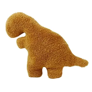 16Inch Dino Nugget Kussen Knuffel Dino Kip Nugget Kussen Grappige Kussens Voor Kerst Verjaardag