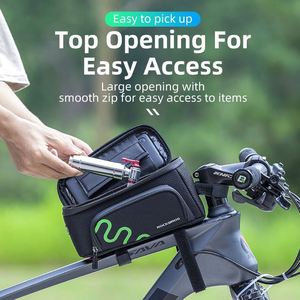 Bolsa impermeable para manillar de bicicleta con pantalla táctil para teléfono móvil, de fábrica BSCI. - Product Image 6