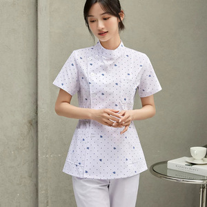 OEM nuovo Set di Scrub a maniche lunghe pantaloni da lavoro da infermiera <span class=keywords><strong>camice</strong></span> bianco per guida all'abito da medico tirocinante della scuola dentale in farmacia - Product Image 6