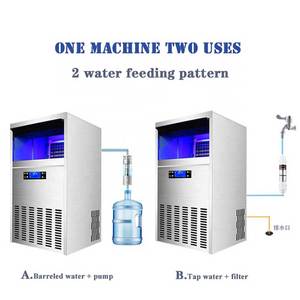 เครื่องทำน้ำแข็งก้อนเชิงพาณิชย์ Shanyou Cube Ice Machine กำลังการผลิตสูง 220v/50hz ผลิตได้ 40 กก./วัน ขายส่ง เหมาะสำหรับทำขนม - Product Image 2