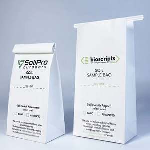 Wholesale Custom logo Kraft Laboratory Envelopes Tin Tie <b>Bag</b> With Biodegradable Liner Soil Sample Envelopes - Product Image 4
