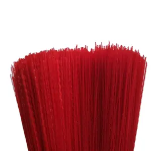 red color PP broom filaments
