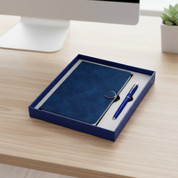 Carnet de notes personnalisé en cuir PP rouge pour entreprise, journal, cadeaux, bloc-notes promotionnel en gros, ensemble cadeau d'entreprise, stylo de luxe