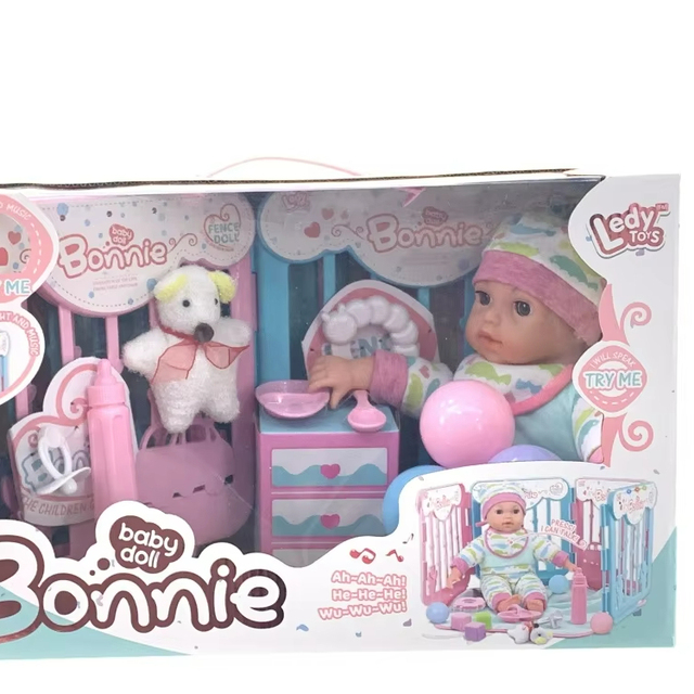 14-inch 12-tone DOLL  Music Fence with Lights  Accessories