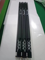 Queues de billard en fibre de carbone 1/2 pièce avec embouts de 12-13 mm – Livraison de la couleur indiquée, certaines ne sont pas sur les photos en fonction des stocks disponibles