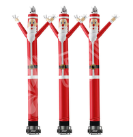 Personnalisé Drôle Wacky Père Noël Danse Ciel Danseur Gonflable Noël Père Noël Air Dancer à vendre