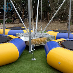 Outdoor Kids and Adult <strong>Bungee</strong> Jumping 4 in 1 Inflatable <strong>Bungee</strong> Trampoline Games - Product Image 6