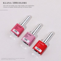 Ensemble de vernis à ongles en gel UV KLANA, 100 couleurs, ensemble de vernis à ongles en gel longue durée, nouveau design de flacon, kit de vernis à ongles en gel avec nuancier pour salon