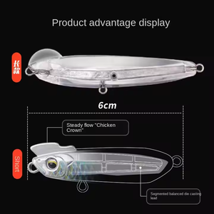 Lápiz de velocidad de tiro largo Ott pequeño, material de una boca, simulación 3D, revestimiento láser, Fondo de <span class=keywords><strong>libro</strong></span> de plástico antioxidante, nuevo para <span class=keywords><strong>carpa</strong></span> - Product Image 6