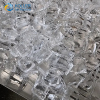 Machine à glaçons professionnelle KOLLER en acier inoxydable, autonome, pour glaçons en cubes, en flocons et en demi-lunes