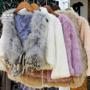Marchio Gracer cappotto invernale di seconda mano per le donne adulti utilizzato in lana artificiale vestiti invernali per le donne - Product Image 1
