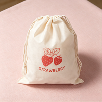 Sac à cordon personnalisé avec logo de dessin animé, sac en non-tissé, pochette portable écologique pour cadeaux promotionnels d'entreprise