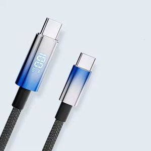 Wholesale High Quality Braided 1m 2m <b>3m</b> USBC Type <b>C</b> Data <b>Cable</b> PD 100W 48V 5A Fast Charging 480Mbps Data Transfer <b>Cable</b> Type <b>C</b> - Product Image 1