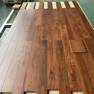 <span class=keywords><strong>Parquet</strong></span> en teck chinois <span class=keywords><strong>massif</strong></span> couleur <span class=keywords><strong>noyer</strong></span> noir, surface lisse, laqué UV, qualité AB, à joint mâle et femelle, <span class=keywords><strong>prix</strong></span> bas - Product Image 3