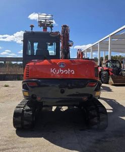 Mini-excavatrice sur chenilles Kubota KX080 d'occasion, 8000 kg, avec pince, petite pelle excavatrice en promotion - Product Image 5