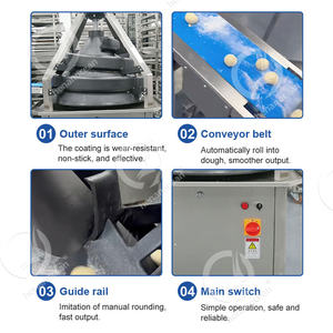 OCEAN <span class=keywords><strong>Machine</strong></span> à couper la pâte ronde entièrement automatique <span class=keywords><strong>Machine</strong></span> à mouler le petit pain à vapeur <span class=keywords><strong>de</strong></span> meilleure qualité - Product Image 4