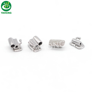 Fabrika kaynağı diş <span class=keywords><strong>Roth</strong></span> ortodontik Bondable Molar bant çift bukkal tüpler - Product Image 3