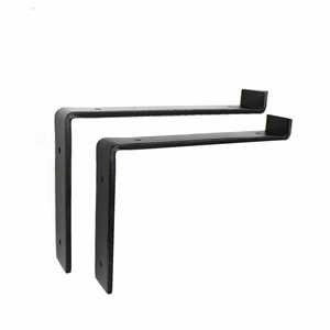 Iron Wall Triangular <b>Bracket</b> 5 Mm Thickness Black And Gold Standard Hardware Accessory For Shelf Support - Product Image 1