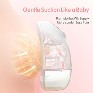 HORIGEN 携帯電話スマートアプリ制御 電動2ピースウェアラブル搾乳器 ハンズフリーシリコン母乳抽出機 - Product Image 6