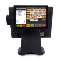 Nouveaux produits RT1 système de point de vente 15 pouces/machine de caisse de matériel de point de vente tout-en-un/système de point de vente