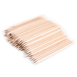 Lot de 100 bâtonnets en bois d'oranger professionnels pour repousser et enlever les cuticules, outils jetables pour manucure et pédicure, vente en gros - Product Image 3