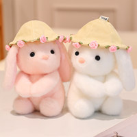 15cm Creative Teddy Bear Licorne Lapin Jouets En Peluche Tenant Des Fleurs Valentine Jouets En Peluche