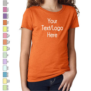 Camiseta básica para ropa de verano con precio asequible Camiseta informal de algodón para mujer Suministro de manga corta de Bangladesh - Product Image 5