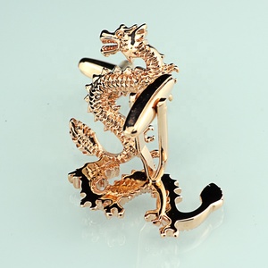 Người đàn ông của Trung Quốc rồng hợp thời trang Totem Khuy măng sét hài hước phù hợp với Cuff liên kết với <span class=keywords><strong>tie</strong></span> <span class=keywords><strong>clip</strong></span> cho đám cưới đính hôn bên hoặc quà tặng ý tưởng - Product Image 5