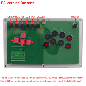 คีย์บอร์ดจอยสติ๊กเกม Hitbox แบบ VAll Buttons Hitbo X Styleideo สำหรับเกมอาร์เคด คันโยกแบบไม่มีก้านโยก  ตู้เกมต่อสู้  คันโยกอาร์เคด Ps5 B6-DIY - Product Image 4