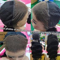 SKINLIKE Real HD untuk Wig Rambut Manusia Virgin Brasil Model Body Wave Tak Terlihat 01mm Ultra-tipis Ujung Berjumbai Simpul Kecil