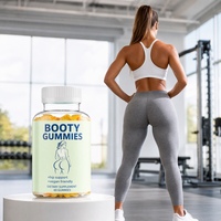 Gummies au Ginseng pour les Fesses, 60 Unités, Complément Vitaminique à Base de Plantes pour Femmes, Végétalien, Vente en Gros, OEM, ODM, Marque Privée