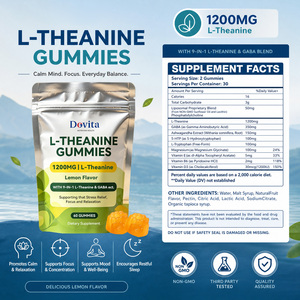 Cápsulas de L-Teanina y Magnesio, Calma Natural, Alivio del Estrés y del Sueño, Sin OMG, Veganas, OEM, Marca Privada, Venta al por Mayor, Suministro B2B - Product Image 2