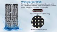 D-King 4мх3м Полная LED-система P3.91, LED-панель 500x500мм, фоновый экран для помещений и улицы, полноформатный сценический дисплей HDR10+ IP65