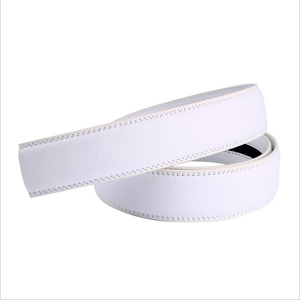 Ceinture <span class=keywords><strong>automatique</strong></span> à <span class=keywords><strong>cliquet</strong></span> en cuir véritable pour homme, sans boucle, style décontracté, couleurs personnalisables pour un usage quotidien - Product Image 3