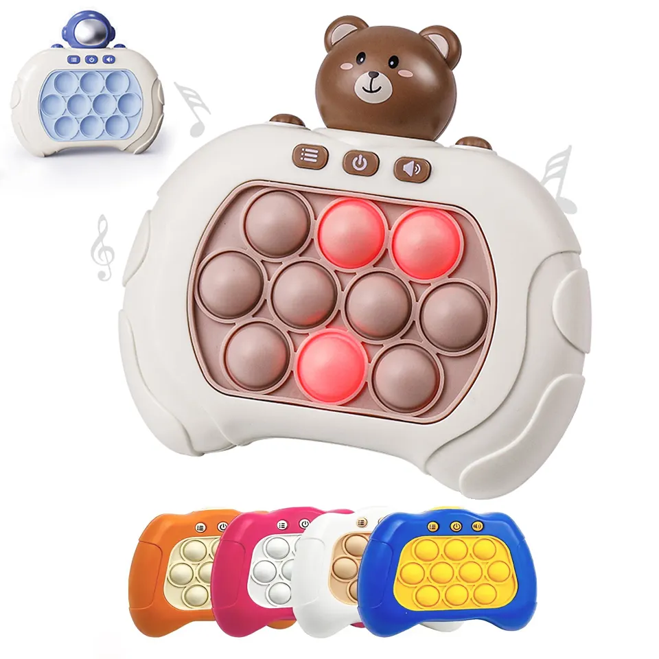 Großhandel Dekompression spielzeug Electric Pop Kinder Quick Push Spiele konsole Light Out Mini Fidget Quick Push Spiel Spielzeug