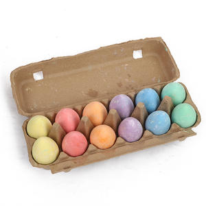 طباشير رسم للأطفال على شكل بيضة متعدد الألوان 6*4.5 سم للرسم والتلوين في الهواء الطلق - Product Image 5