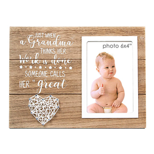 Marco de fotos personalizado grabado para bebé B ultrasonido marco de madera recién nacido para regalo de guardería para nuevos padres - Product Image 1