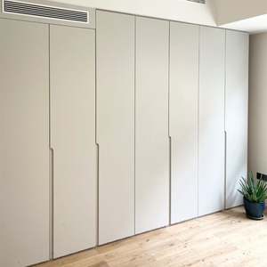 Meubles de chambre à coucher modernes, armoire-penderie en bois massif de taille personnalisée, protégée par l'environnement, pour appartement ou hôtel - Product Image 5