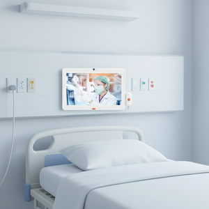 Nouvelle tablette médicale <span class=keywords><strong>Android</strong></span> 10,1 pouces, écran tactile capacitif, processeur quadricœur, appels intelligents, POE, NFC, Wi-Fi, 3G, <span class=keywords><strong>GSM</strong></span>, 5G, 4G, utilisation hospitalière - Product Image 1