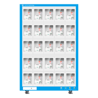 Máquina expendedora gabinete de celosía snack bebida autoservicio comercial máquina expendedora no tripulada código de barrido locker