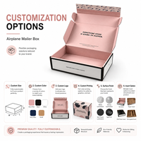 Caja de Envío de Cartón Corrugado de Doble Pared con Cierre Automático y Logotipo Personalizado al por Mayor para Envíos de Comercio Electrónico