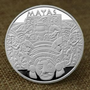 Médaille de pièce commémorative plaquée argent Reliefs mayas - Product Image 3