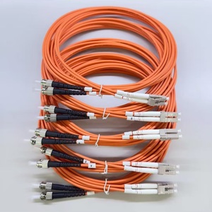 Câble de raccordement FTTH LSZH multimode OM2 duplex LC/UPC vers ST/UPC en fibre optique - Product Image 5