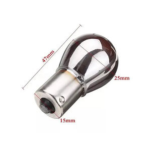 1156 7056 3497 BA15S P21W 12V argento cromato indicatori di direzione laterali Auto luce freno lampada S25 Auto lampadina in miniatura - Product Image 6