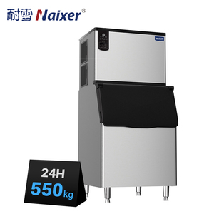 เครื่องทำน้ำแข็งเชิงพาณิชย์ ขนาด 150กก. 200กก. 250กก. 300กก. 500กก. 1000กก. สแตนเลสสตีล พร้อมระบบทำความสะอาดอัตโนมัติ - Product Image 1
