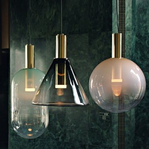 Modern Minimalist Single-Head Art Chandelier Light Luxury Nordic Style Bar Counter Pendant Lamp for Coffee Shop Restaurant - Product Image 1